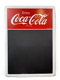 Enjoy Coca Cola Original Metal Chalkboard Menuboard Advertising Sign