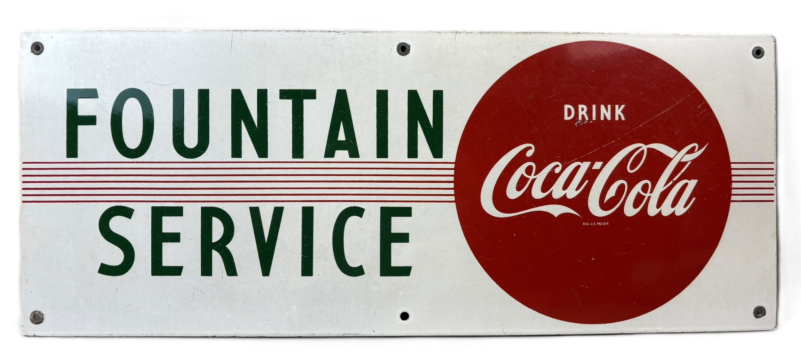Drink Coca Cola Fountain Service SSP Porcelain Sign (1 of 16)