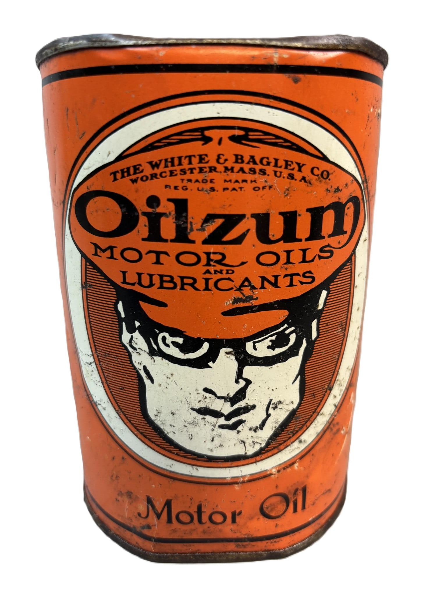 Oilzum Motor Oil Full Metal Quart Can Oswald (1 of 9)