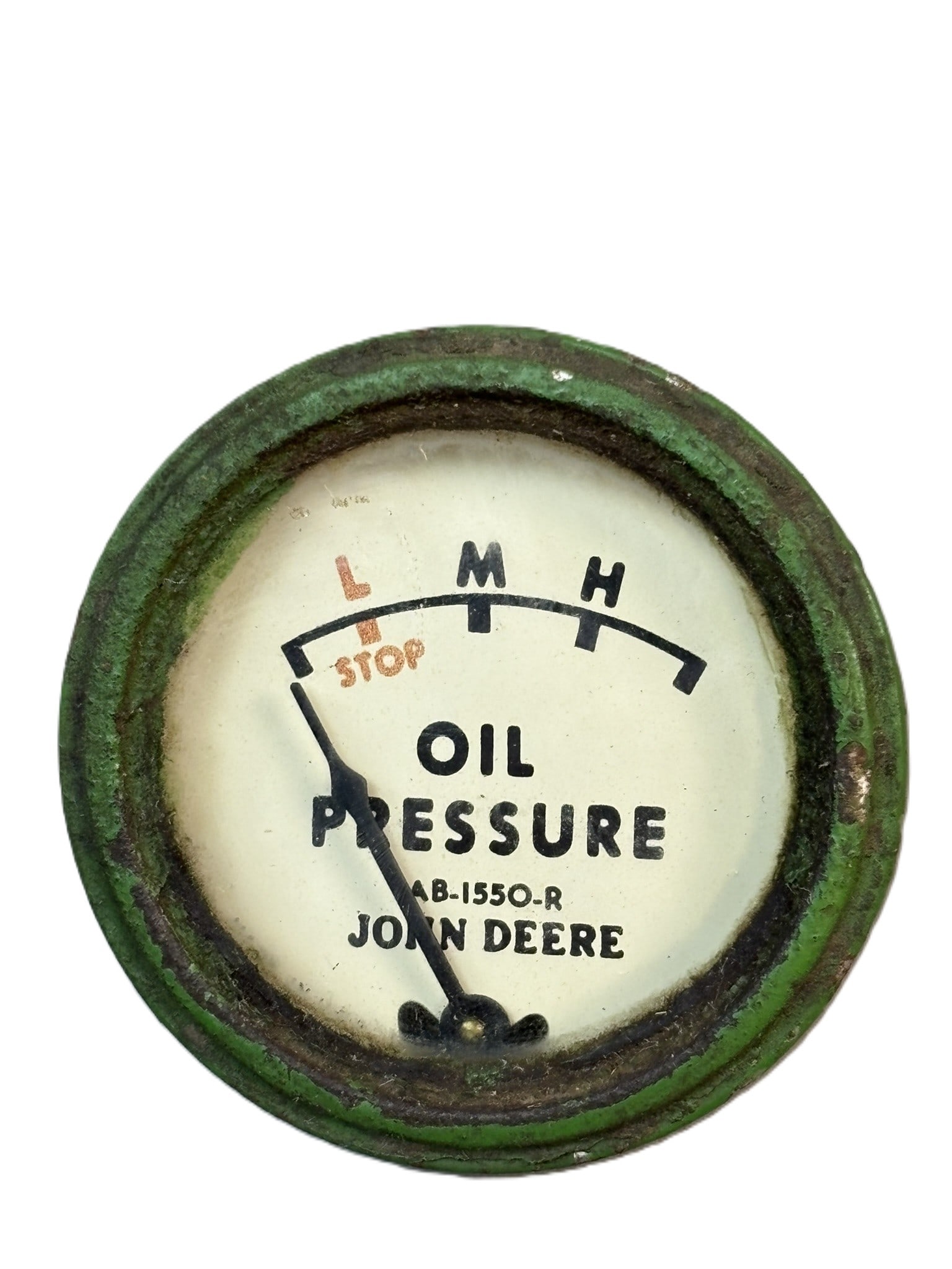 John Deere AB-1550-R Oil Pressure Tractor Gauge (1 of 7)