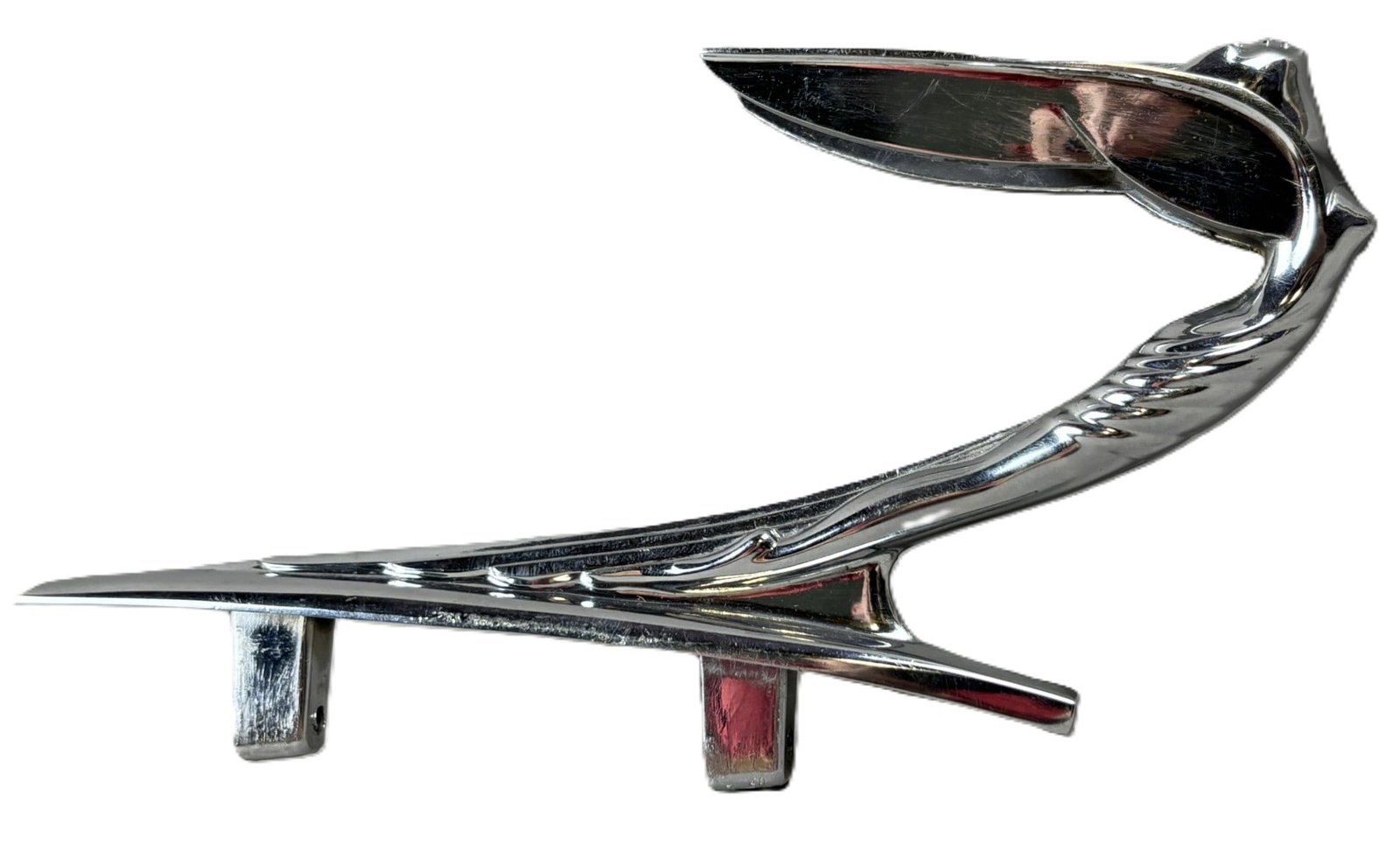1936 Desoto Flying Goddess Original Radiator Hood Ornament 654396: High grade condition - See all photos for a better idea on condition. All items are sold as-is, where-is! This is a simulcast auction event, with in house bidding offered, along with multiple online b