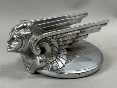 Chevrolet 1929-1930 Original Winged Viking Radiator Cap Mascot