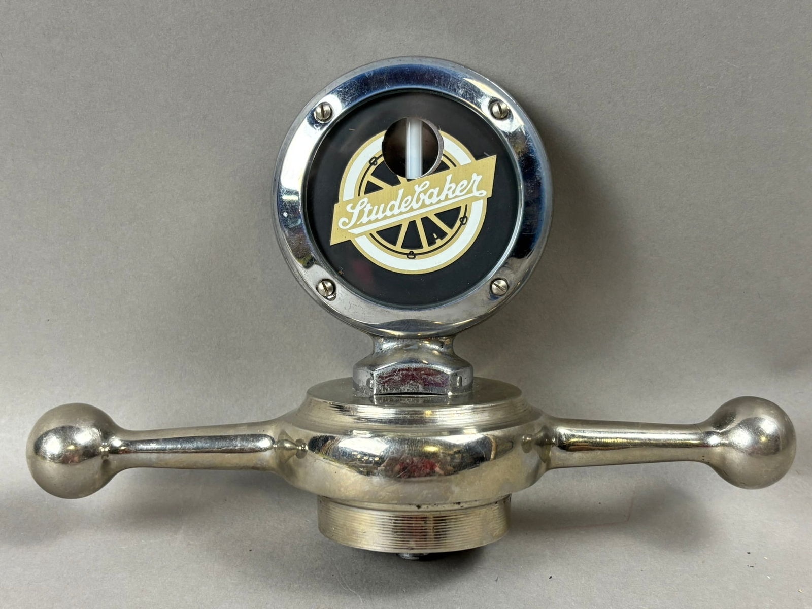 Original 1930s Studebaker Motometer Gauge Hood Ornament (1 of 12)