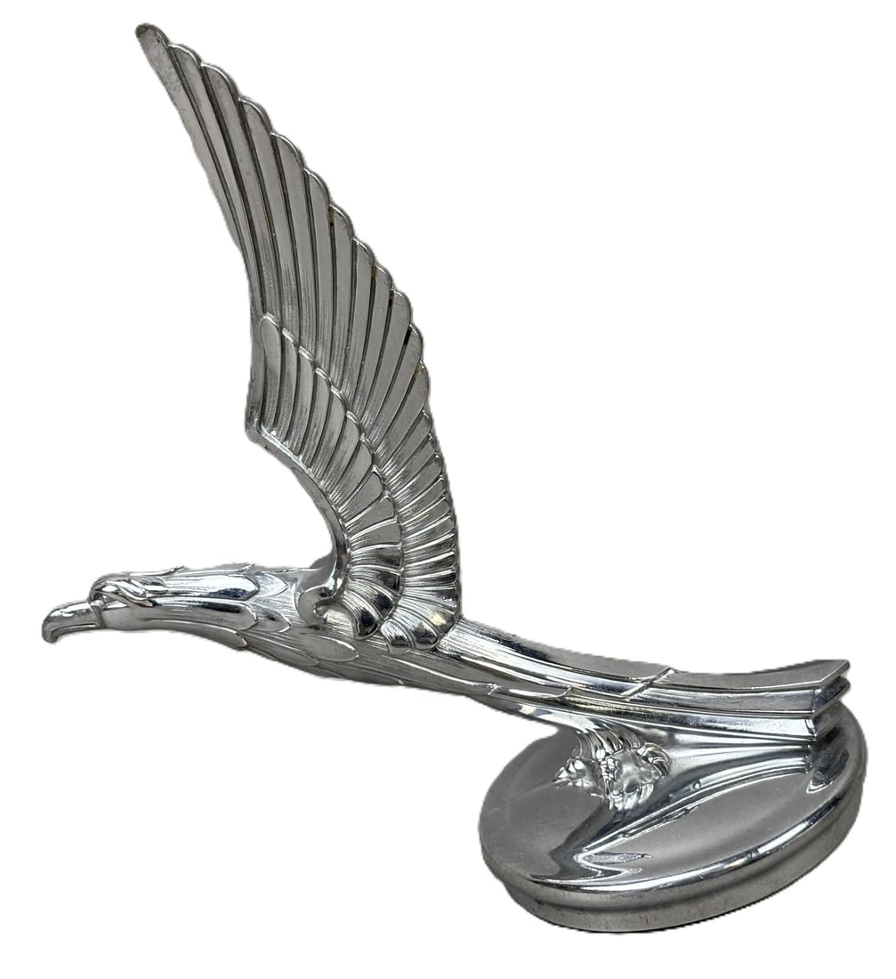 1932 Pontiac "Oakland" Car Hood Ornament Eagle Mascot Radiator Cap (1 of 13)
