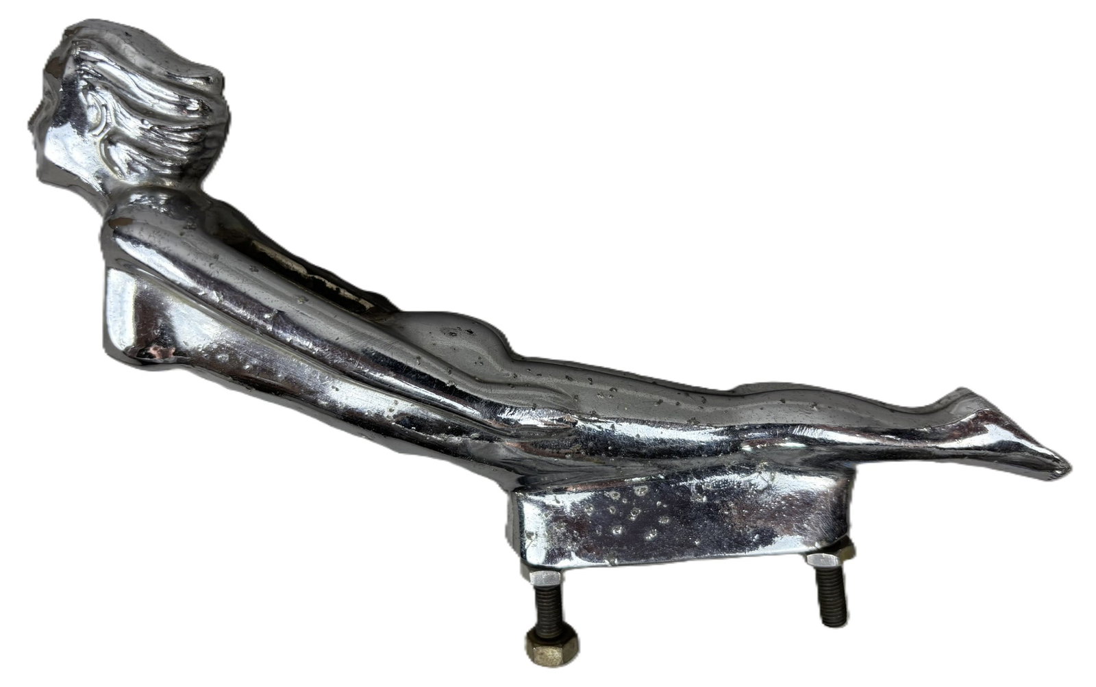 Nash 40s 50s Flying Goddess Hood Ornament Mascot w/out Wings: See all photos for a better idea on condition. All items are sold as-is, where-is! This is a simulcast auction event, with in house bidding offered, along with multiple online bidding platforms. If yo