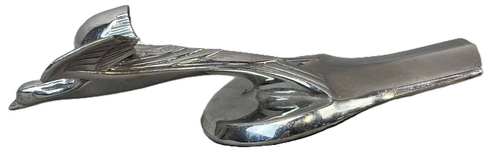 Antique 1920s Original Flying Bird Radiator Cap Hood Ornament Mascot (1 of 13)