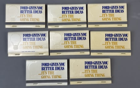 Lot 8 Ford Gives You Better Ideas NOS 70s Matchbooks
