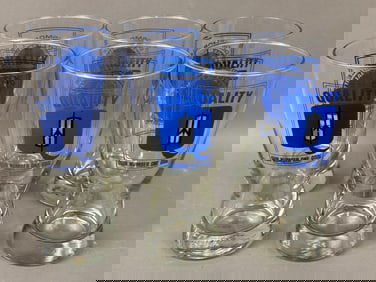 Lot 6 1960s Oldsmobile Quality Number One Goal 6" Glasses