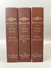 Lot 3 1960s Jam Handy Chevrolet Merchandising & Training Service Guide