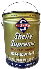 Skelly Supreme Multi Purpose Grease Metal 10LB Bail Handle Can