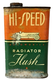 HI-SPEED Automobile Radiator Flush 1 Pint Metal Can