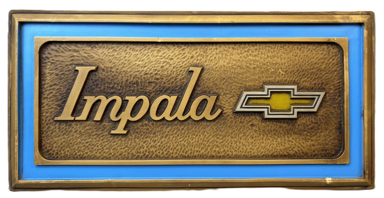 Chevrolet Impala Original Plastic Vacuum Form Advertising Sign: 24.25" x 12.25" - See all photos for a better idea on condition. All items are sold as-is, where-is! This is a simulcast auction event, with in house bidding offered, along with multiple online biddin