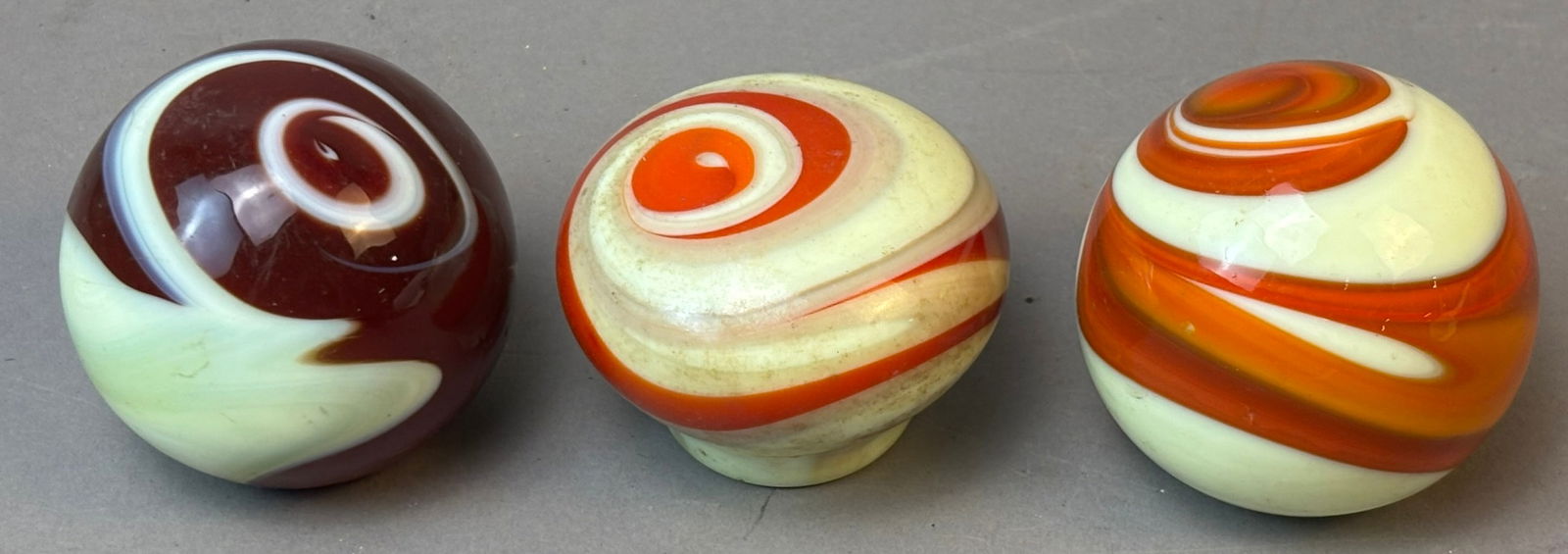 3 Original Uranium Glass Art Deco Era Shift Knobs (1 of 11)