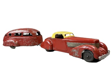 Wyandotte Coffin Nose Cord w/ Original Airstream Trailer