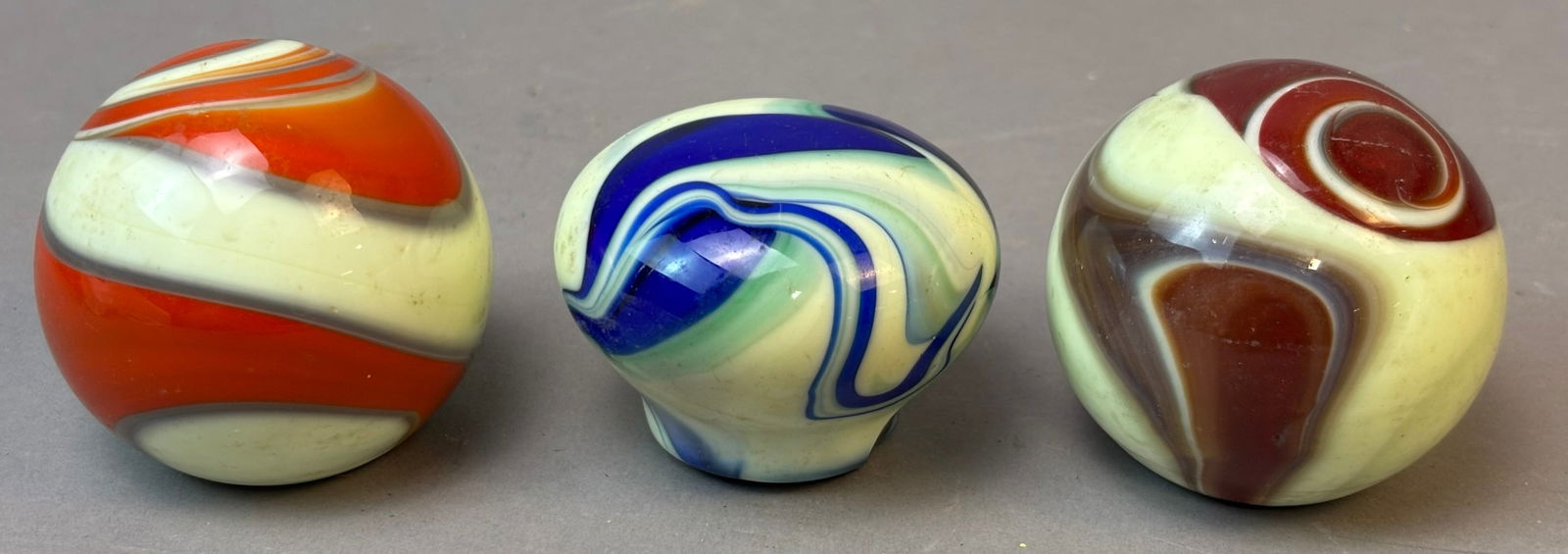 3 Original Uranium Glass Art Deco Era Shift Knobs (1 of 12)