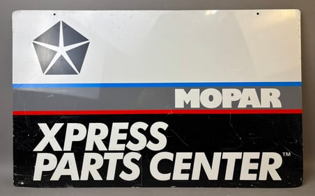 Mopar Xpress Parts Center Original DST GM Metal Sign