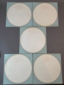 5 Mobiloil Artic 9" SAE20-20W HD Gas Pump Decals NOS