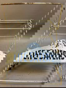 Life Savers 5 Cent Embossed Advertising Store Display