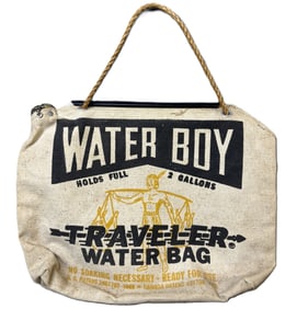 Water Boy Traveler 2 Gallon Canvas Water Bag w/ Native American