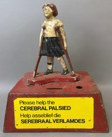 50s-60s Cerebral Palsy German Advertising Store Display