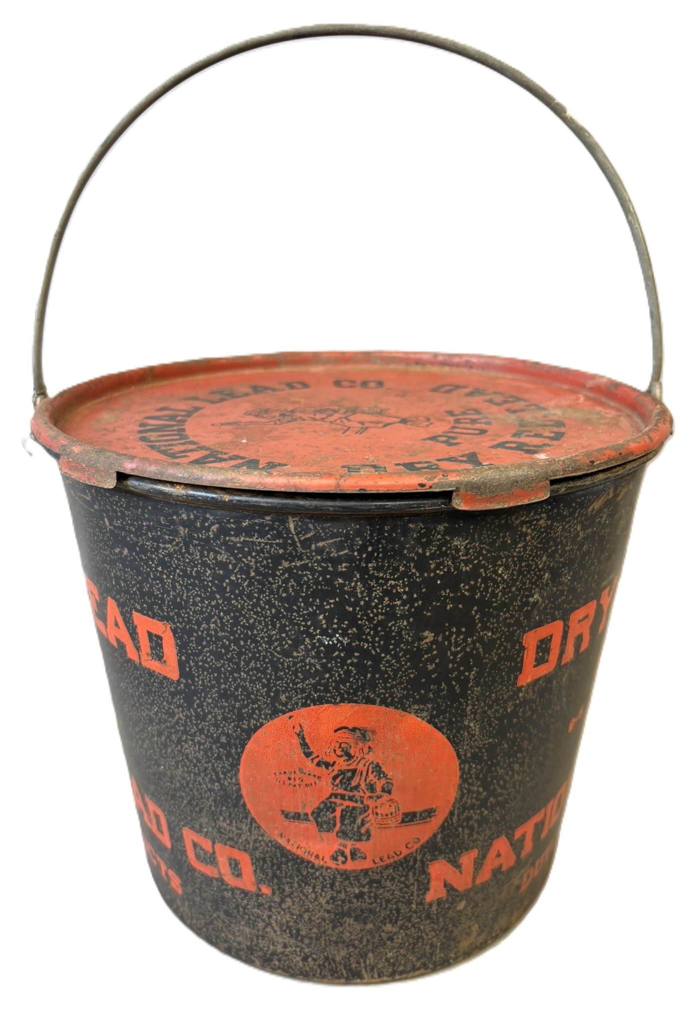 Dutch Boy National Lead 50Lb Metal Bucket Pail (1 of 17)