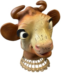 Elsie Original 40s-50s Rubber Store Display Advertising Head