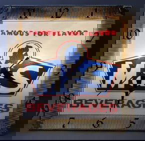 M&S Beverages Famous For Flavor AP Advertising Products Clock
