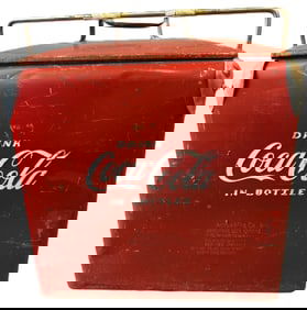 Drink Coca Cola In Bottles Original Acton 1950s Cooler