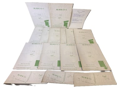 Lot 15 Original 1960s Shell Gas Station Pump Decals