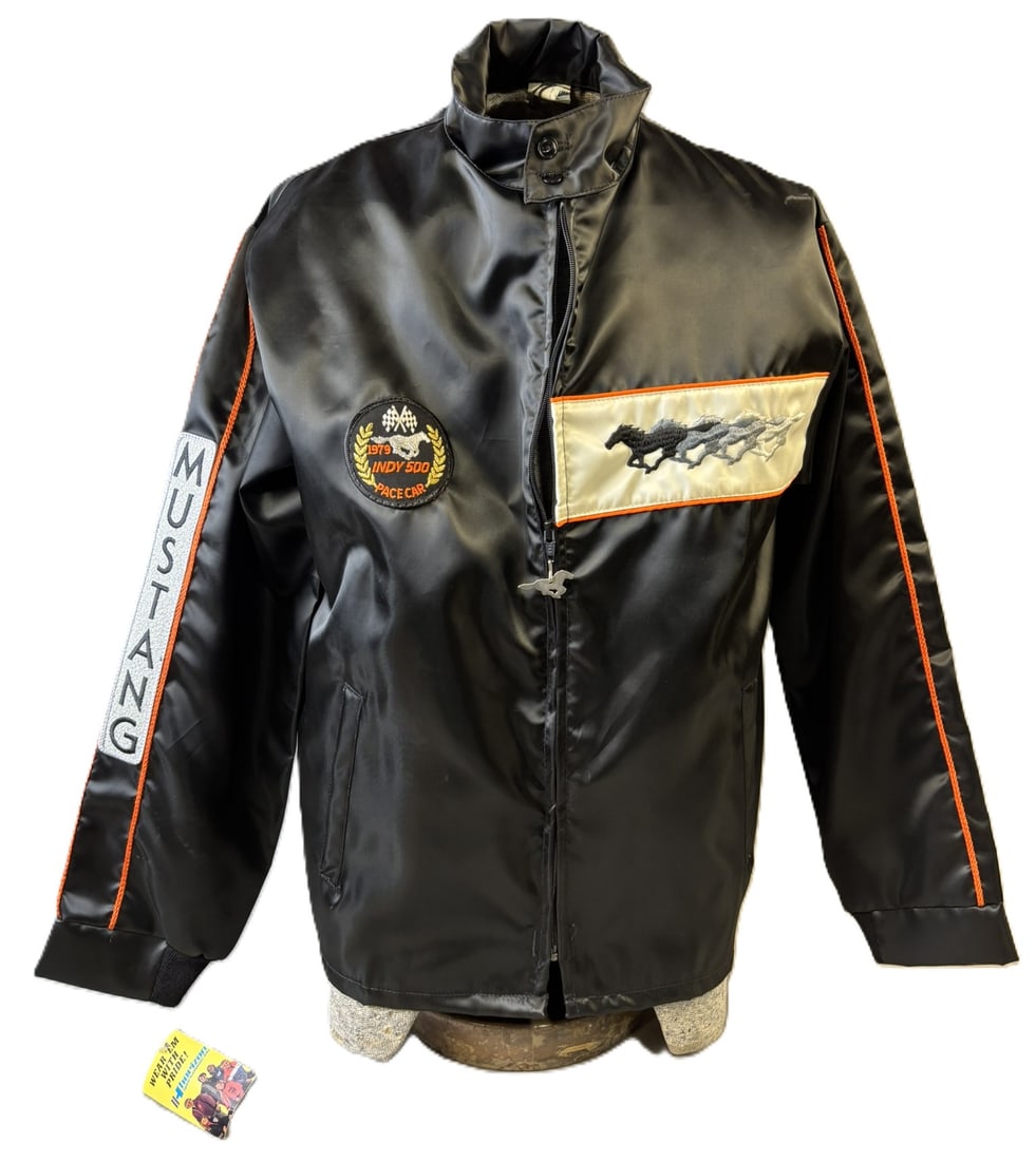 1979 Indy 500 Pace Car NOS Ford Mustang Jacket Size Medium (1 of 14)