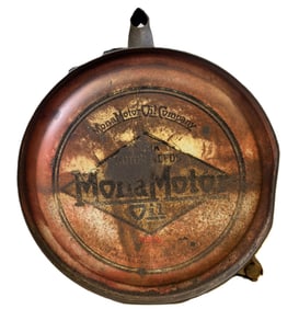 Mona Motor 5 Gallon 1920s Motor Oil Rocker Can