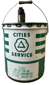 Cities Service HD Motor Oil C-320 5 Gallon Can