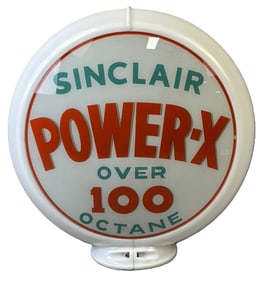 Sinclair Power-X 100 Octane Gas Pump Globe