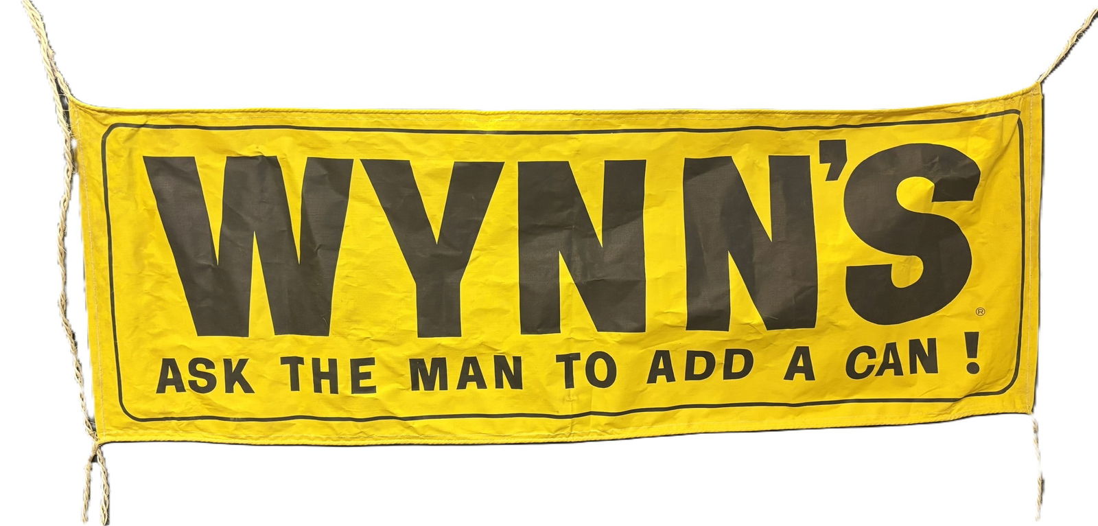 Wynn's Ask The Man To Add A Can Original Banner (1 of 9)