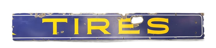 Goodyear Tires SSP Porcelain Service Station Sign