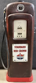 Martin & Schwartz Model 80 Standard Red Crown Gas Pump