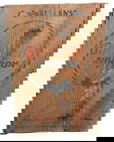 Chevron Aviation Original Wooden 5 Gallon Motor Oil Crate