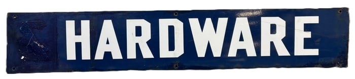 Hardware SSP Porcelain 39" Advertising Store Sign