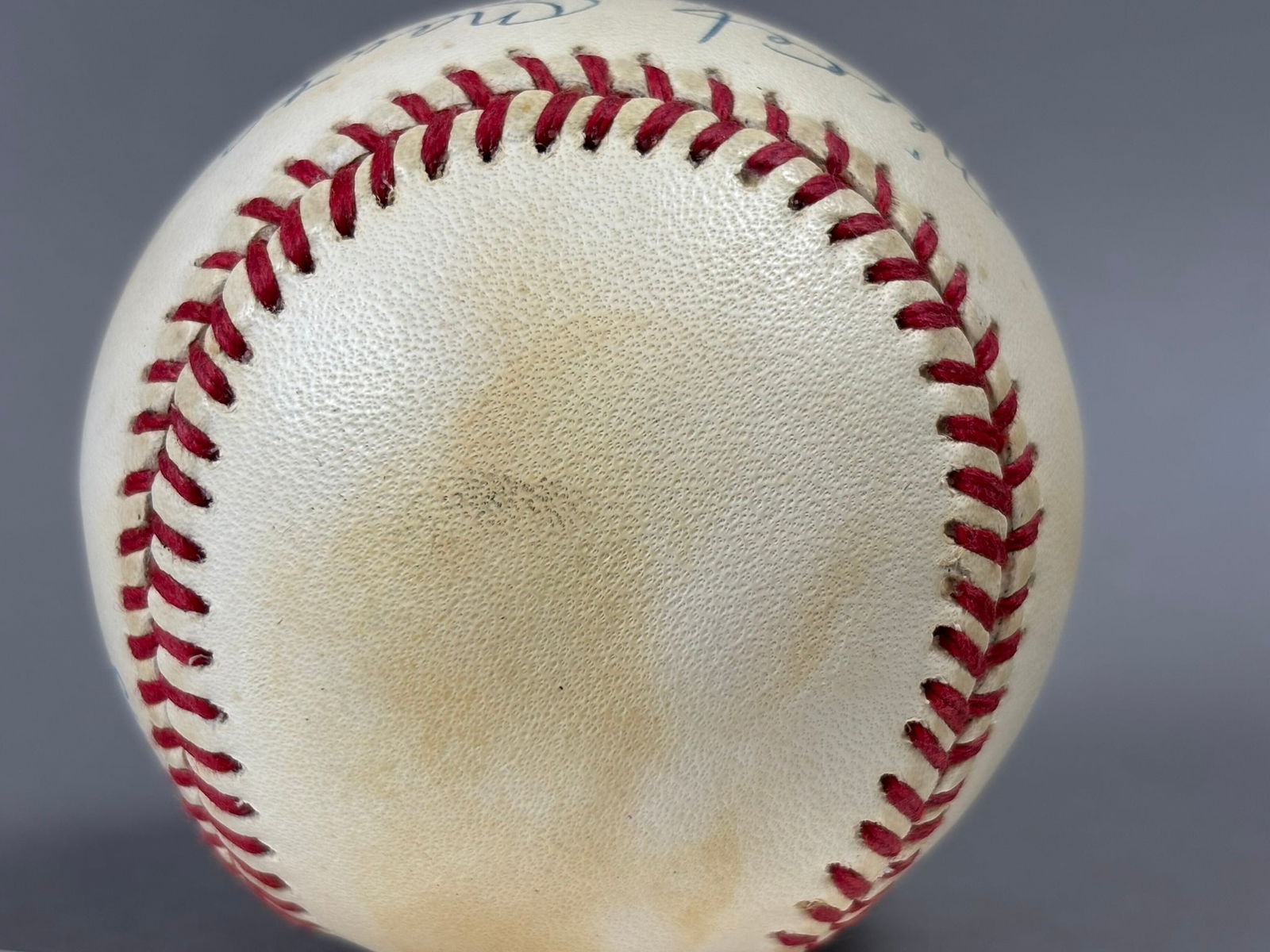 Mickey Mantle Single Signed Rawlings Bobby Brown Baseball - 7