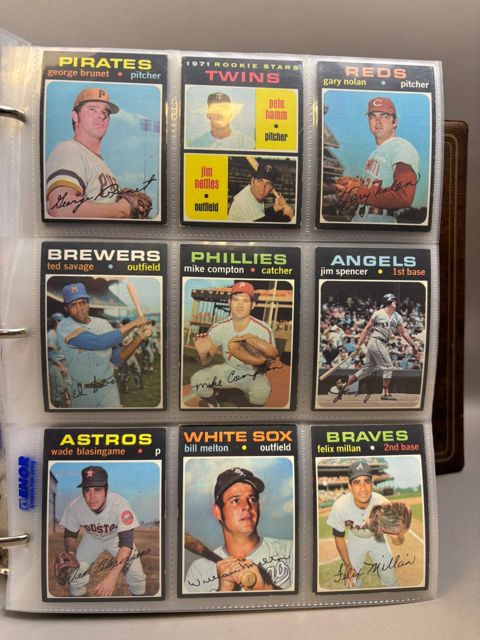 1971 Topps Baseball Card Partial Complete Set VG-EX Condition - 15