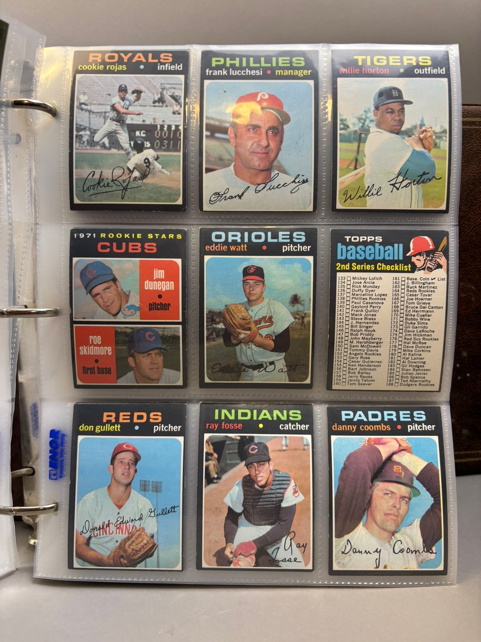 1971 Topps Baseball Card Partial Complete Set VG-EX Condition - 16