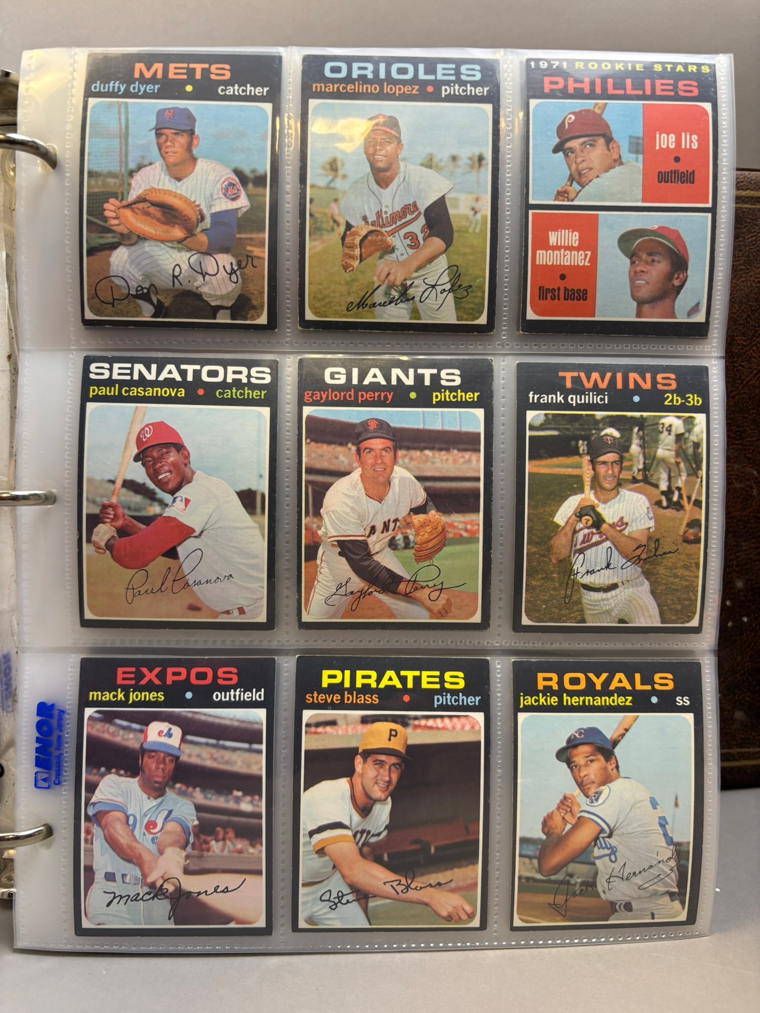1971 Topps Baseball Card Partial Complete Set VG-EX Condition - 17