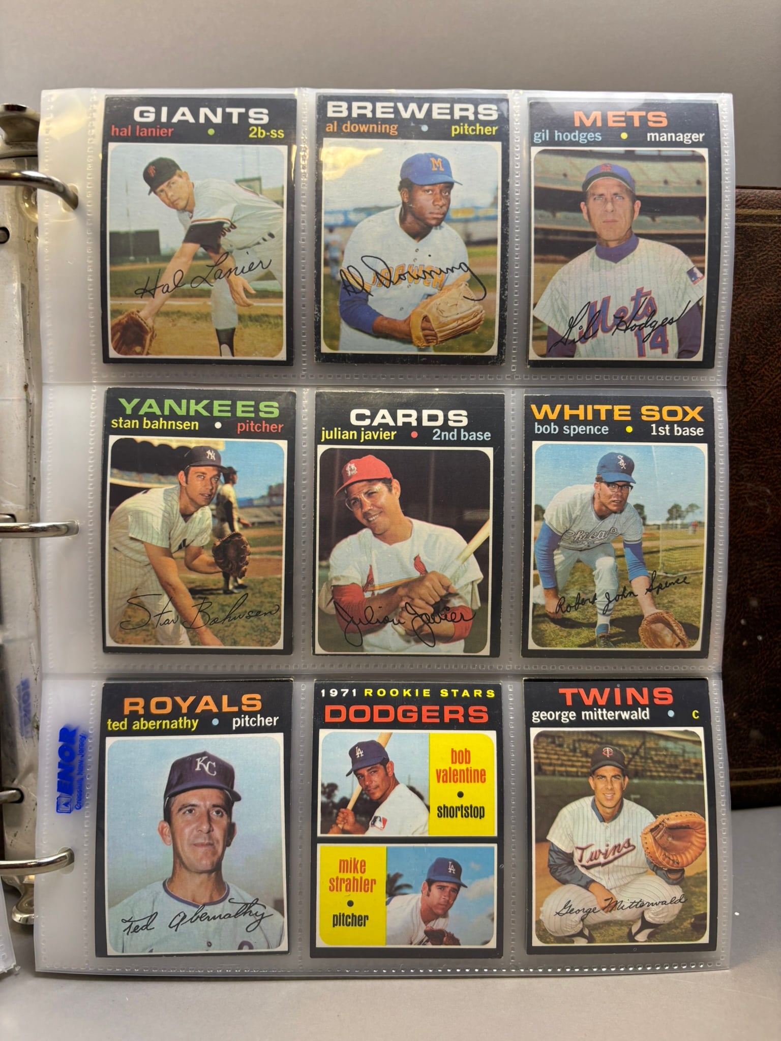 1971 Topps Baseball Card Partial Complete Set VG-EX Condition - 18