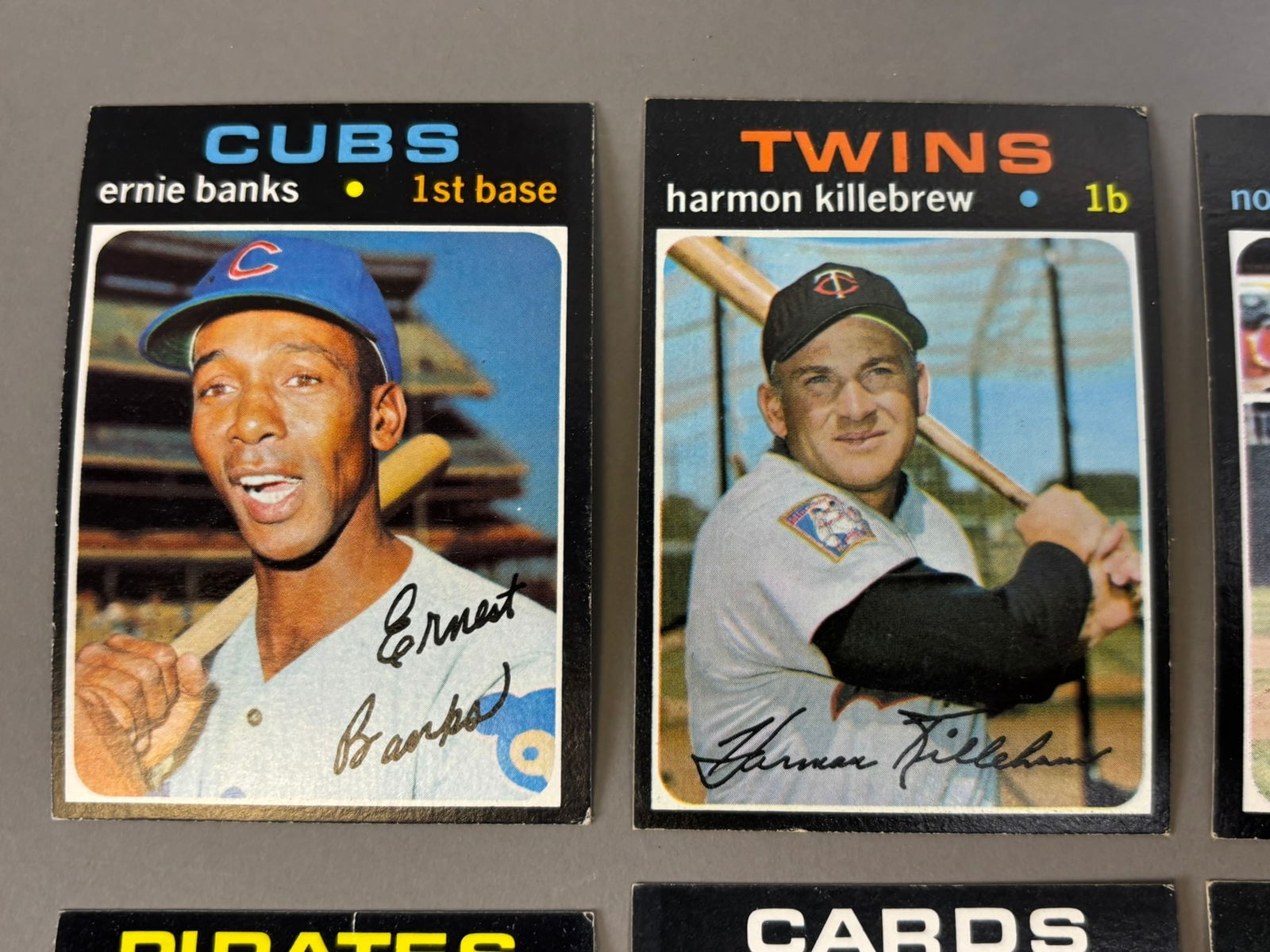 1971 Topps Baseball Card Partial Complete Set VG-EX Condition - 3