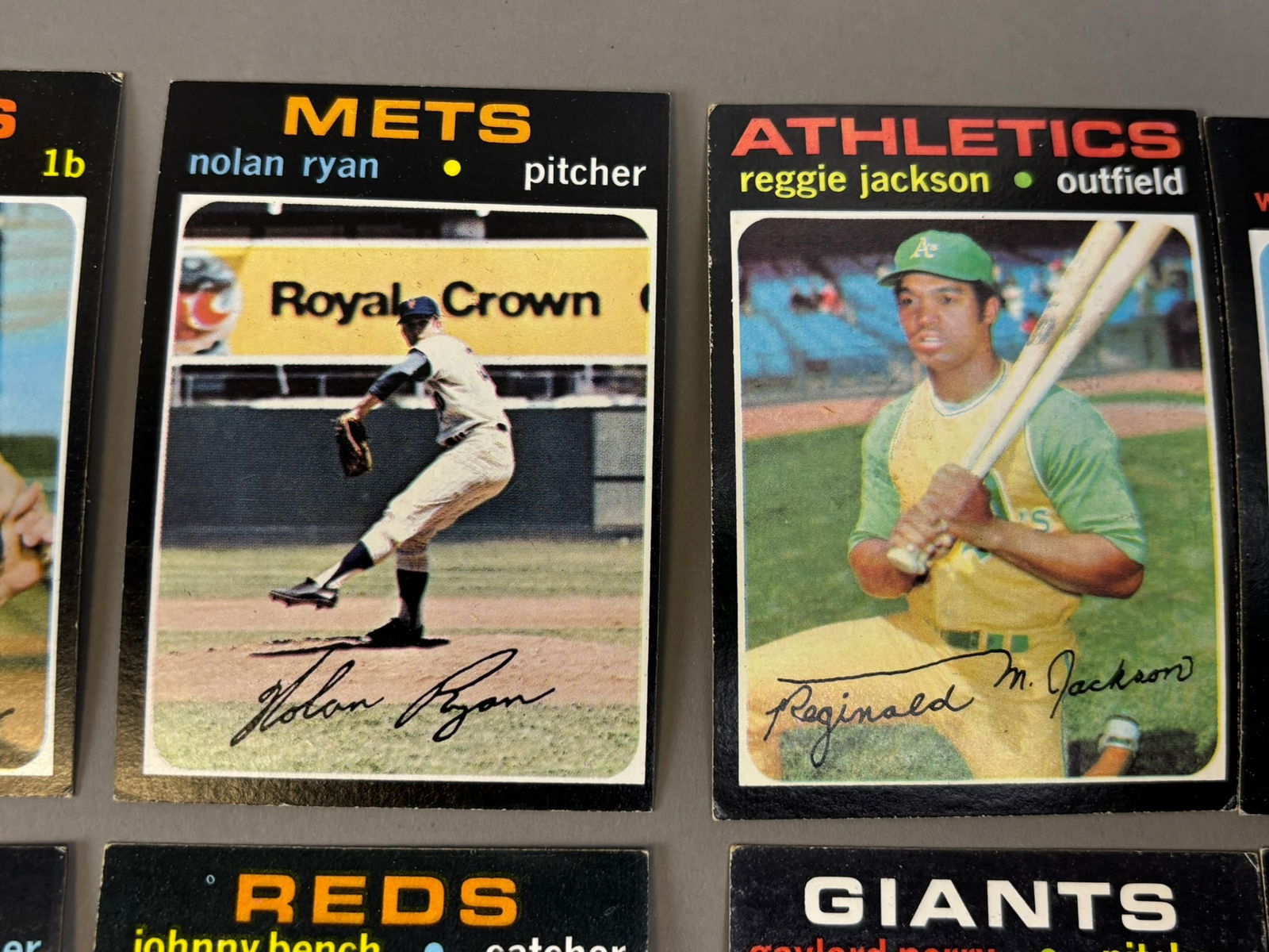 1971 Topps Baseball Card Partial Complete Set VG-EX Condition - 4