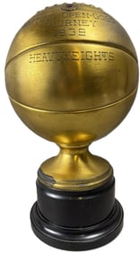 1939 Whiting-Open-Gold Tourney Basketball Trophy Heavyweights