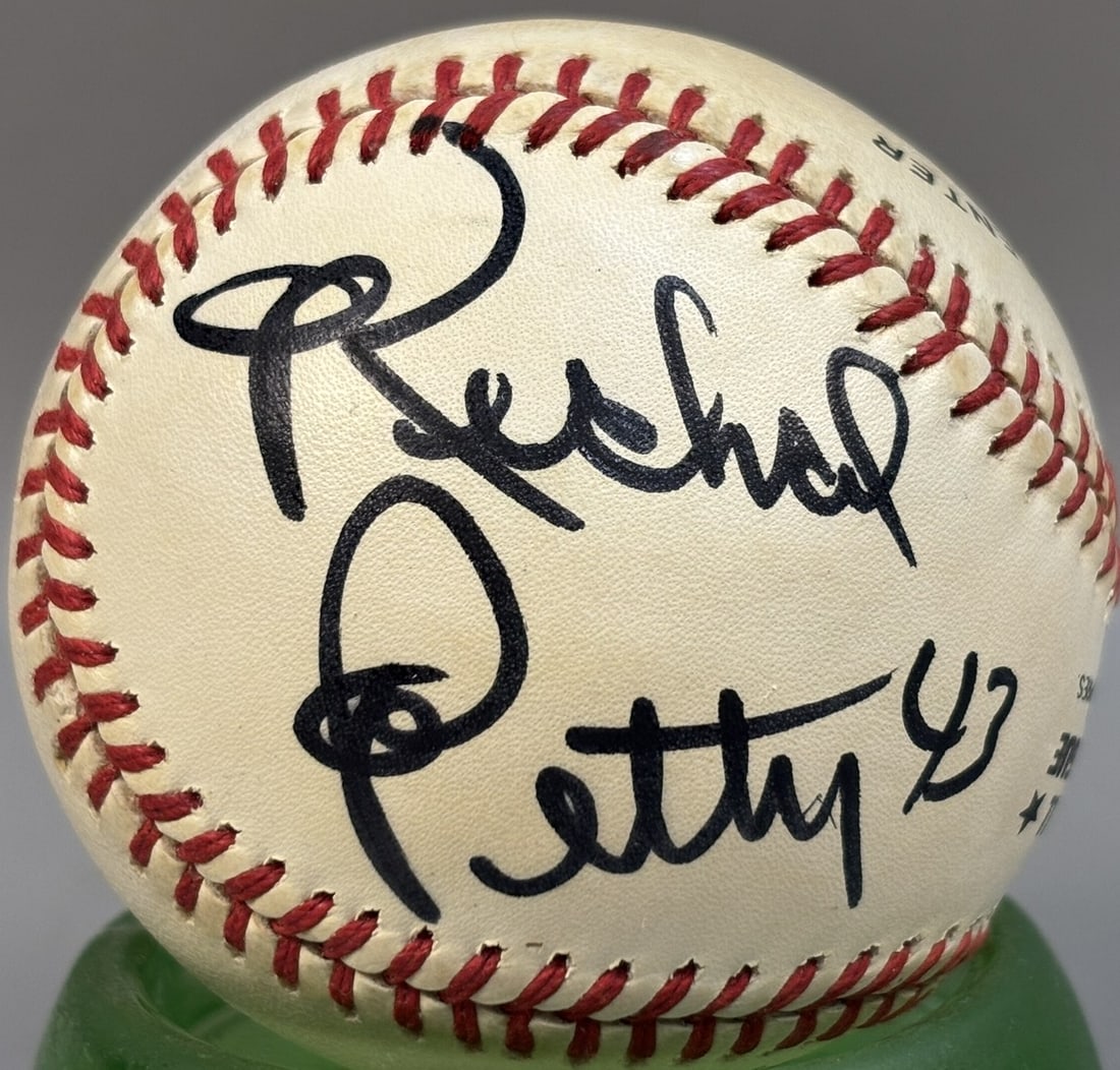 Richard Petty Single Signed Offical National League William White Baseball (1 of 6)