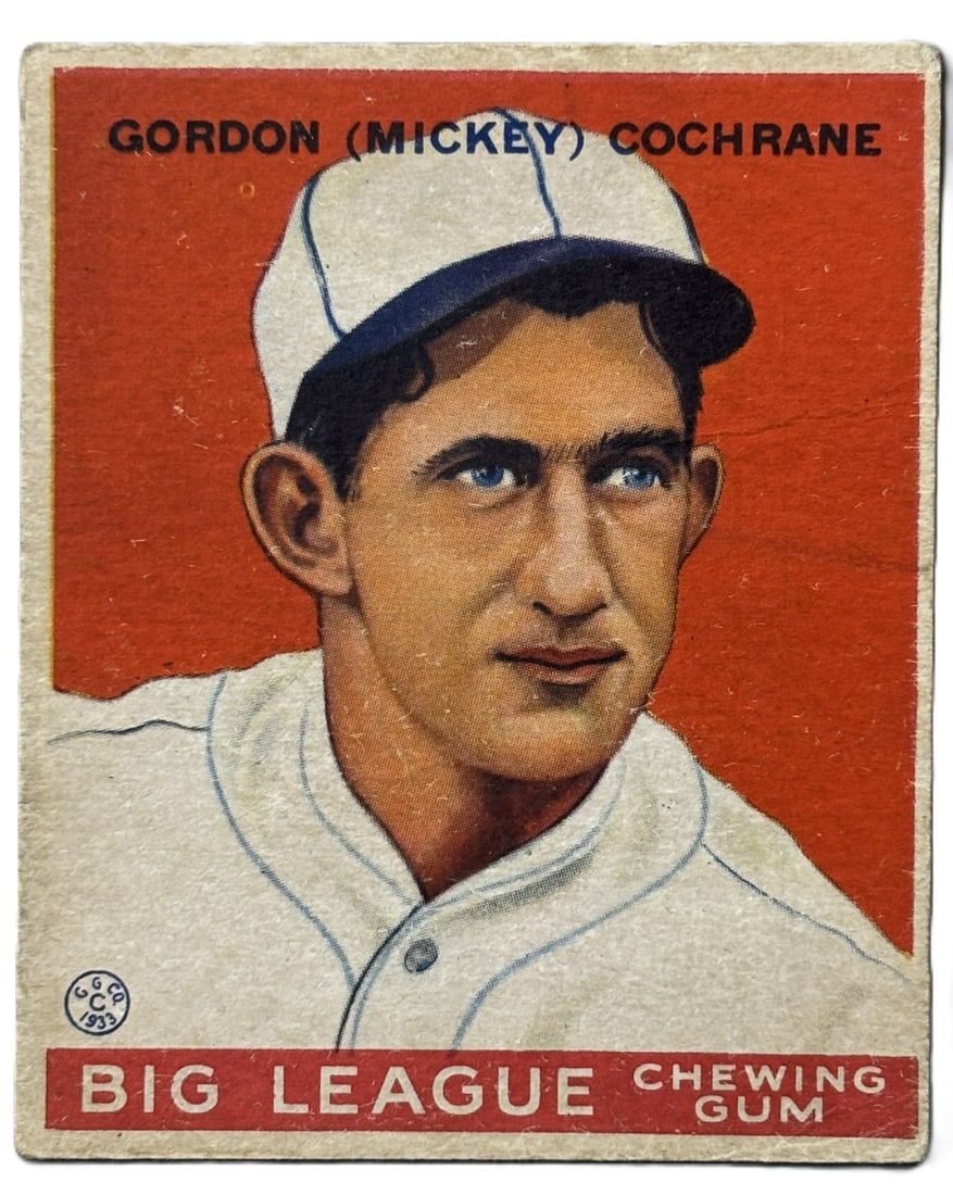 1933 Goudey #76 Mickey Cochrane VG Ungraded Photos - SGC Submission 12.18.25: SGC Submission 12.18.25 - Waiting On Grading PLEASE NOTE WE OFFER IN HOUSE SHIPPING & HAVE BIDDING AVAILABLE ON OUR OWN WEBSITE! If you win on LIVE AUCTIONEERS, please click "SELF ARRANGED SHIPPING" w