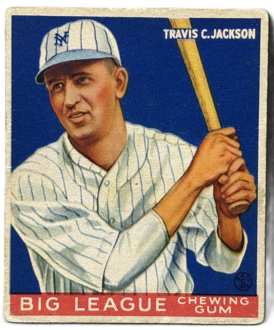 1933 Goudey #102 Travis C. Jackson VG Ungraded Photos - SGC Submission 12.18.25: SGC Submission 12.18.25 - Waiting On Grading PLEASE NOTE WE OFFER IN HOUSE SHIPPING & HAVE BIDDING AVAILABLE ON OUR OWN WEBSITE! If you win on LIVE AUCTIONEERS, please click "SELF ARRANGED SHIPPING" w