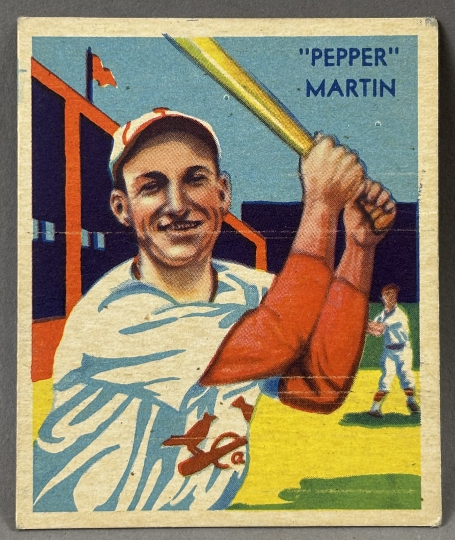 1934-36 Diamond Stars #26 "Pepper" Martin VG Ungraded Photos - SGC Submission 12.18.25: SGC Submission 12.18.25 - Waiting On Grading PLEASE NOTE WE OFFER IN HOUSE SHIPPING & HAVE BIDDING AVAILABLE ON OUR OWN WEBSITE! If you win on LIVE AUCTIONEERS, please click "SELF ARRANGED SHIPPING" w